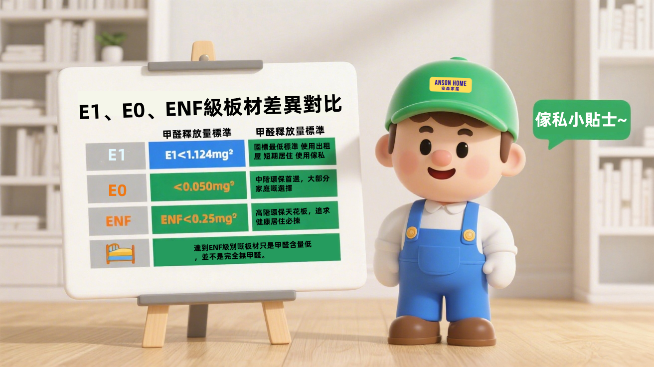 E1 E0 ENF級板材對比和差異區別